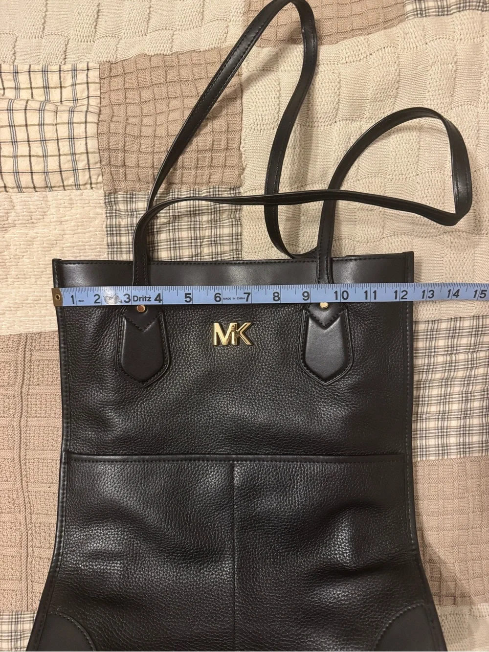 Michael Kors Bay Large Pebbled Leather Tote Bag